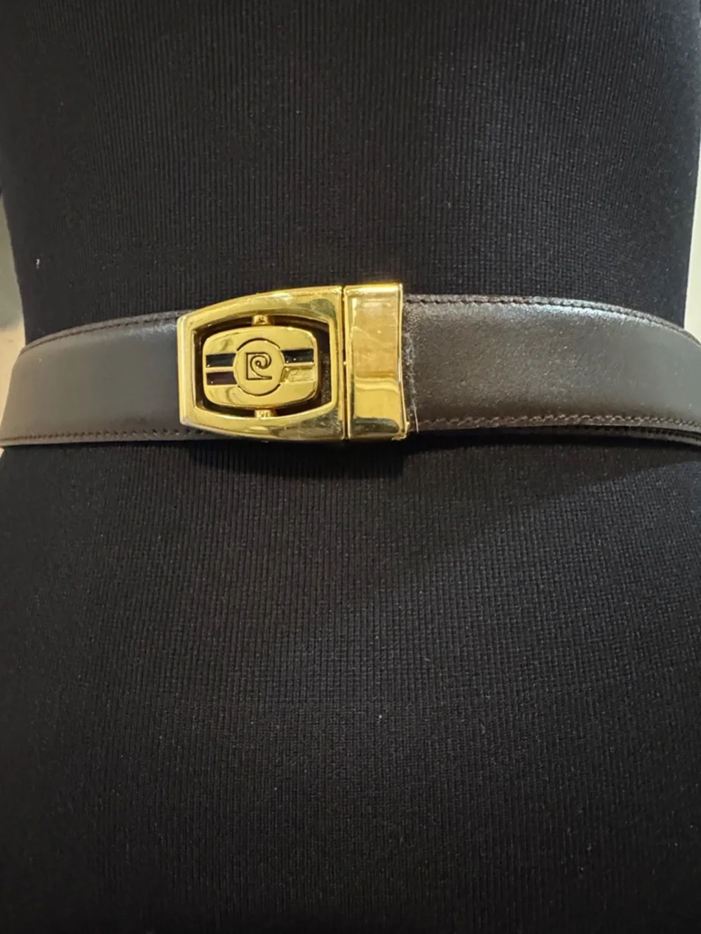 Vintage Pierre Cardin Reversible Belt Reversible Buckle